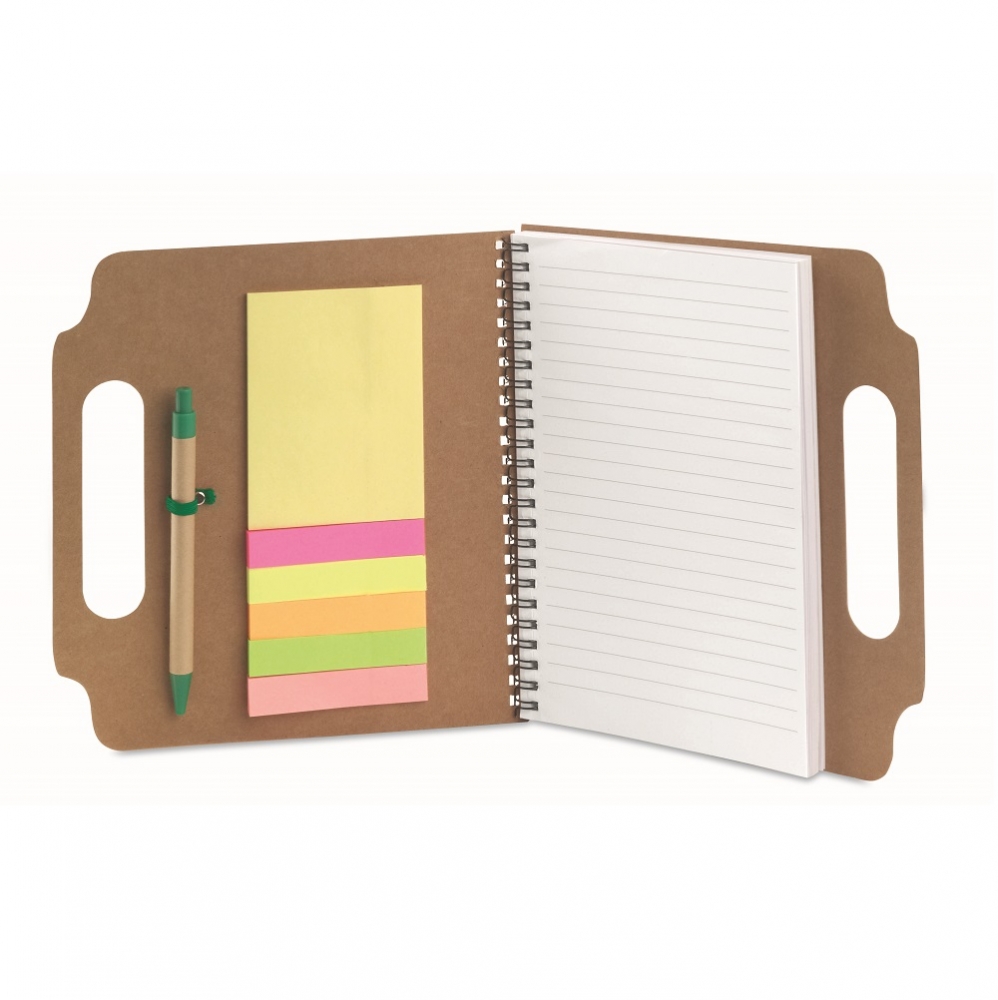Memoblock mit Ringbuch